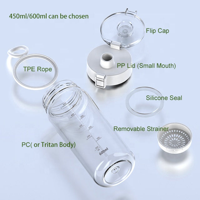 BPA-free Tritan bottle with a one-handed push-button cap, built for your daily Elevon routine. Add your drops, fill, and go — light enough for your bag, sturdy enough for daily use.