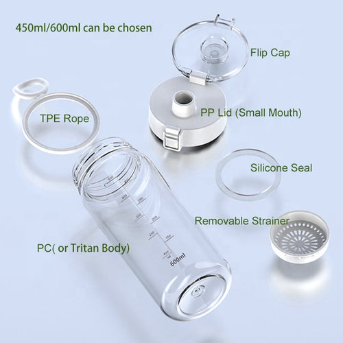 BPA-free Tritan bottle with a one-handed push-button cap, built for your daily Elevon routine. Add your drops, fill, and go — light enough for your bag, sturdy enough for daily use.